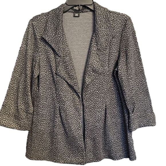 Blazer Peck &‎ Peck Leopard print size Large - Picture 1 of 4